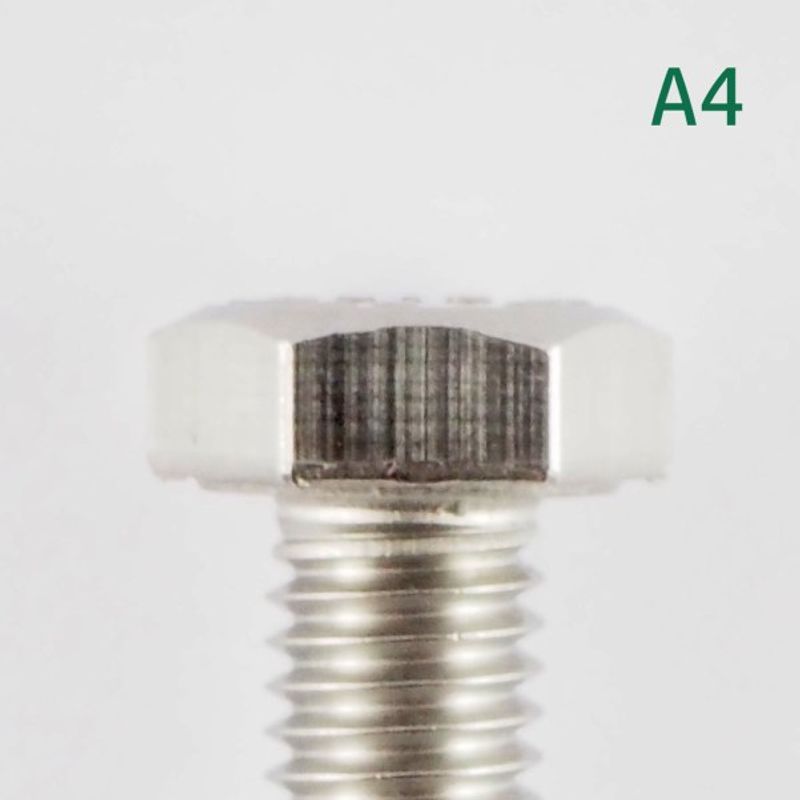 M8x40 Sekskantskrue 5 stk  Syrefast A4