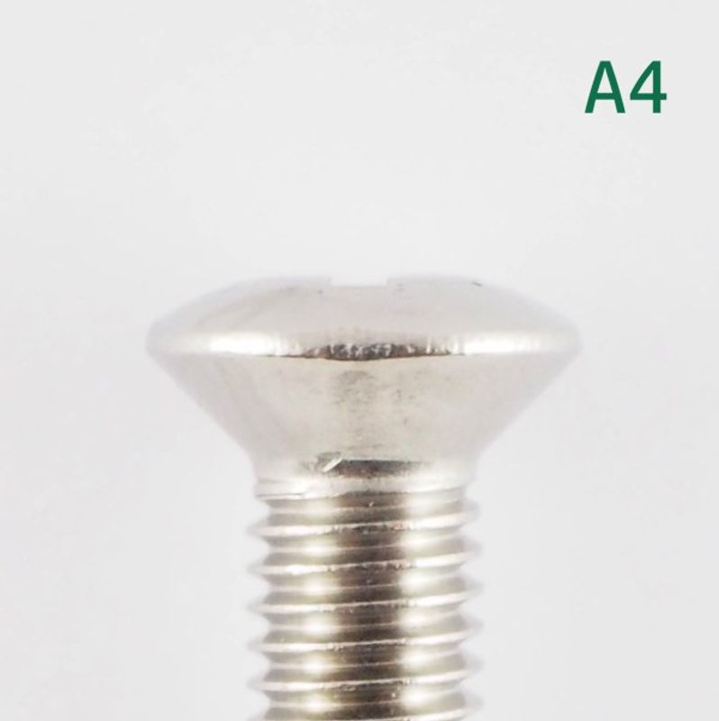 M4x20 Maskinskrue 10 stk Linsehode Syrefast A4