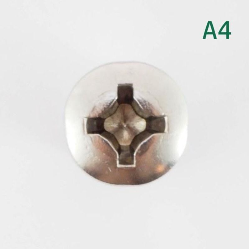 M5x50 Maskinskrue 10 stk Linsehode Syrefast A4
