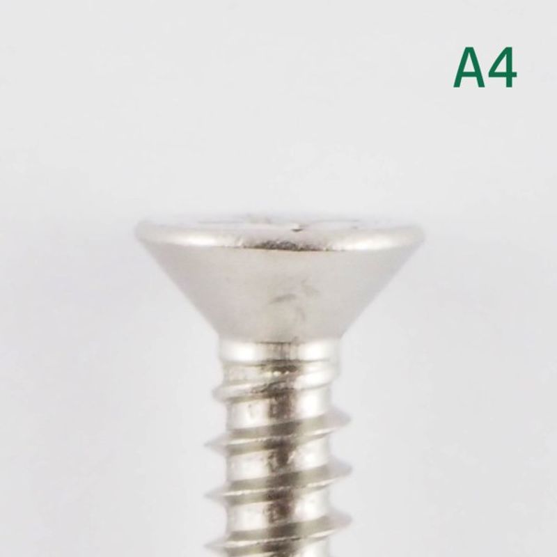 4,2x19 Plateskrue 50 stk Senkehode Syrefast A4